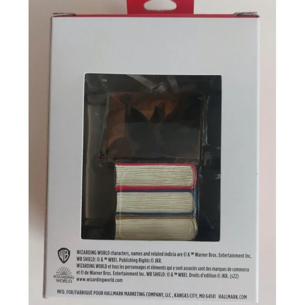 Hallmark Christmas Tree Ornament Harry Potter BOOKS AND WAND